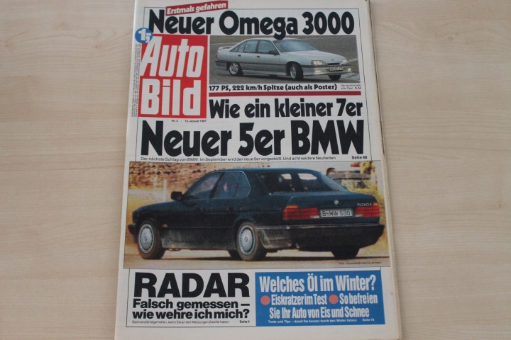 Deckblatt Auto Bild (03/1987)